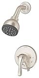 Symmons S-9601-PLR-TRM-STN Origins 1-Handle Shower Faucet Trim, Satin Nickel [並行輸入品]