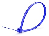 ケーブル結束サプライ CTSブランドの抗張の強いナイロン製、1袋100個入り。 14" x 50 Lb C14-50-Blue