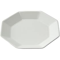 青白磁 八角形 花柄 陶磁器　図変わり八寸皿　　やや甘て大化年製　完品 青白磁 八角形 花柄 陶磁器 図変わり八寸皿 やや甘て大