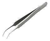 極細精密ピンセット 先曲(TWEEZER) HT-5B /1-6207-02
