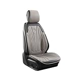 「ティエスオ」 メルセデスベンツ GLC 用 対応 シートカバー カーシートカバー 車 シートクッション 前席 運転席 PUレザー アウトドア 汚れ防止 保護 子供 お手入れ簡単 内装 前席用 1席分 グレー ZDC5-DH