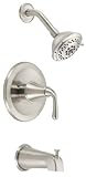 Danze D502056BNT Bannockburn Single Handle Tub and Shower Trim Kit with Efficient Flow Showerhead, B