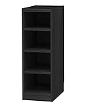 SHIRAI タナリオオーダーラック 高さ90 cm幅27 cm奥行44 cmブラックウォールナット色棚強度T追加棚板0型番TNL-EM9027FTF2KW0