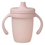 b.box(ビーボックス) ハンドル付きシリコンスパウトカップ コップ飲み 出産祝い 食洗機対応 くすみカラー 【b.box正規品】ブラッシュ