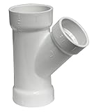 Canplas 192325L PVC DWV Y, 2 x 2 x 1-1/2-Inch, White [並行輸入品]