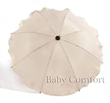 Baby Pram Pushchair Sun Parasol / Universal Umbrella Shade Canopy (Cream) by Baby Comfort