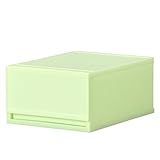 プラスト ミルキー 収納ボックス 1段 FR GR グリーン FR3401