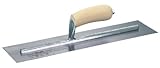 MARSHALLTOWN The Premier Line MXS165 16-Inch by 5-Inch Finishing Trowel with Curved Wood Handle by M
