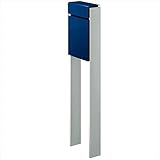 YKK ap　フィッテ　（上入れ前だし）　DPB-1　『ポスト＋柱セット』 ポスト：プレシャスブルー／柱：シルバー