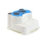 Totlings General Panda Baby Step Stool, Blue/Pink/Orange by Totlings