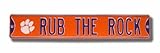 Clemson Tigers Rub the Rockストリートサイン