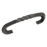 Hickory Hardware PA1323-BI Charleston Blacksmith Cabinet Pull 3-Inch Black Iron [並行輸入品]