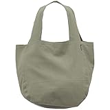 l'atelier nuuit （アトリエヌイ） ウォッシュドコットン ラウンドバッグL ドライハーブ