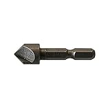 STAR-M No.5007 ハイス六角軸 面取カッター 10mm 六角軸6.35mm 全長46mm 5007-100 [穴あけ後の皿ビスの面取り・バリ取りに] スターエム 三冨D