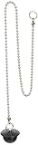 カクダイ バス用ゴム栓くさりつき TOTO(THY429)補修用 くさり650mm付き 上辺42mm 下辺32mm 491-171
