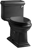 KOHLER K-3812-RA-7 Memoirs Classic Comfort Height One-Piece Elongated 1.28 GPF Toilet with Aqua Pist