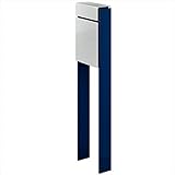 YKK ap　フィッテ　（上入れ前だし）　DPB-1　『ポスト＋柱セット』 ポスト：シルバー／柱：プレシャスブルー