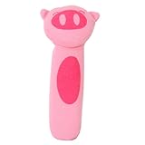 【ノーブランド品】スティックガラガラ 布 豚 ぶた ピンク