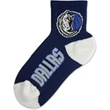NBA Dallas Mavericksユースチームカラー足首ソックス – Navyブルー/ホワイト