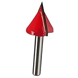 Lovoski 高品質　鋼　3D 　v溝　ドリルビット　木工用ドリル　22ミリメートル