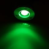 LIXADA 1W 12V DC IP67 LED　埋め込み式ライトランプ　防水　ハイパワー　強化ガラス　スクエア、ガーデン、庭、屋外用 CE RoHS認証