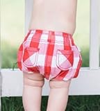ラゲッドバッツ Red Gingham Bloomer ラッフルバッツ 男の子 ブルマ オムツカバー 6-12M レッドギンガム