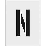 アイマーク:IM ステンシル N 文字サイズ250×125mm AST-N250125 型式:AST-N250125