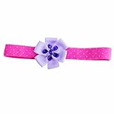 ビジュー&ビー ドットのビジューリボンヘアバンド フリー ピンク BBT-HB05-PK