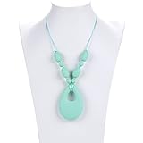Consider It Maid Silicone Teething Necklace for Mom to Wear - FREE E-BOOK - BPA FREE and FDA Approve