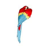 Lovoski 鳥の装飾　人工フェザー　現実的　ホーム　ガーデン　デザイン小物　　全11種　高品質 - オウム1