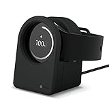 【elago】 Galaxy Watch 充電器 対応 スタンド シリコン おやすみモード対応 ギャラクシーウォッチ アクセサリー シンプル おやすみモード 対応 シリコンスタンド [ Galaxy Watch4 / 4 Classic/Galaxy Watch3 / 3 Titan/GalaxyWatch Active2 / Active 対応 ] GW3 STAND ブラック