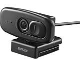 BUFFALO 100万画素WEBカメラ 720P HD マイク内蔵 ブラック BSW110MBKZ
