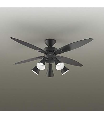 Amazon | 大光電機(DAIKO) LEDシーリングファン 灯具可動 LED電球7.4W