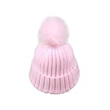 （シャイニング　ガールズ）shining girls ニット帽 ニットキャップ キッズ 男の子 女の子 柔らか 無地 ベビー 帽子 ハット 秋冬 暖かく保つ (ピンク)