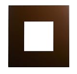 壁掛け額縁プランター「mado」スクエア　　[ブラウン]