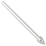 uxcell　タイルトドリルビット　5mm　チップスパナ　タイル　ビット　シルバートーン