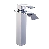 Auralumシングルハンドルウォーターフォール浴室洗面化粧台シンク蛇口 Type-C AUR-NVT601H