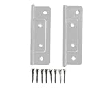 ハイロジック フラッシュ蝶番 76mm 26038 シルバー2枚