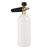 LeaningTech　フォームノズルセット 泡ノズル 高圧洗浄機用　剤量自由調節可能　取り付けアクセサリー　16cm