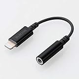 MPA-L35DS01BK(ブラック) ライトニング-φ3.5mmステレオミニジャック変換ケー