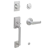 Schlage F93CEN626ELA Century Inactive Handleset with Elan Lever, Satin Chrome [並行輸入品]
