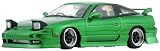 BM CREATIONS 1/64 日産 シルビア 180SX メタリックグリーン RHD 完成品