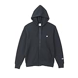[チャンピオン] パーカー 長袖 裏毛 COTTON USA ワンポイントロゴ刺繍 ジップフーデッドスウェットシャツ C3-W104/C3-W104L/C3-W104Z/C3-Y137/C3-Y137L メンズ ネイビー
