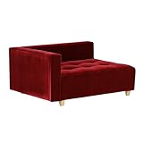 arne ベンチソファ ベンチ イス 背もたれ 肘掛け 片肘付き コーナーソファー Baggy DX-R 3×4 モケット ダークレッド