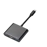 3in1 Type-Cアダプター type c ハブ 変換 変換アダプター macbook mac book マルチポート アダプター Nintendo Switch HDMI USB 充電 充電対応 パソコン 3in1(Type-C/HDMI/USB3.0) Type-C USBハブ (ブラック)