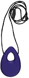 Stimtastic Chewable Silicone Droplet Pendant Necklace Nontoxic BPA and Phthalate Free, Navy by Stimt
