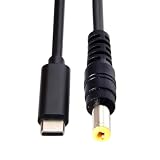 NFHK Type C USB-C 入力 DC 5.5 * 2.5mm 電源PD充電ケーブル ノートパソコン用, NF-UC-106-5525MM