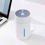 420ml 大容量 卓上 加湿器 USB デスク 超音波式 ポータブル クール ミスト 小型 充電式 卓上加湿器 かわいい 静音 人気ランキ