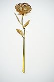 Bilipala Romantic Long Stemゴールド箔ローズThe Bestバレンタインの日ギフトfor Her