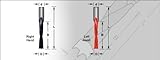 Amana 204009 3/8 BRAD POINT R/H 70MM LONG by Amana